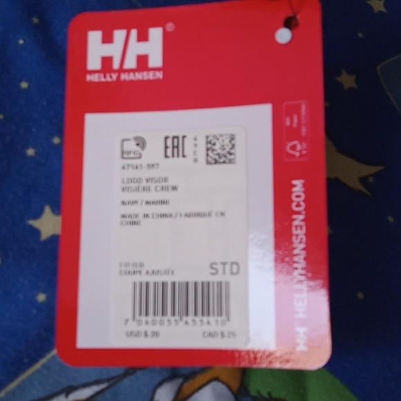 New!! Helly Hansen Visor Golf Hat Dark Navy Blue Baseball Cap - Picture 9 of 9